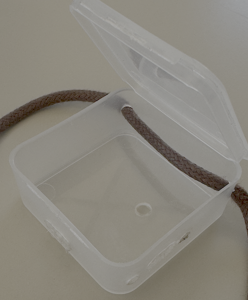 The original enclosure used for the device.